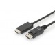 ASSMANN Electronic AK-340303-030-S 3m HDMI tipo A (Estándar) DisplayPort Negro